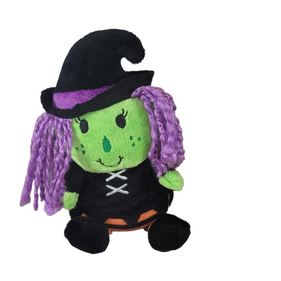 Halloween Plush Boo Beans Mummy Witch Puppet Stuffed Animal Dan Dee Best Toys - Picture 10 of 12